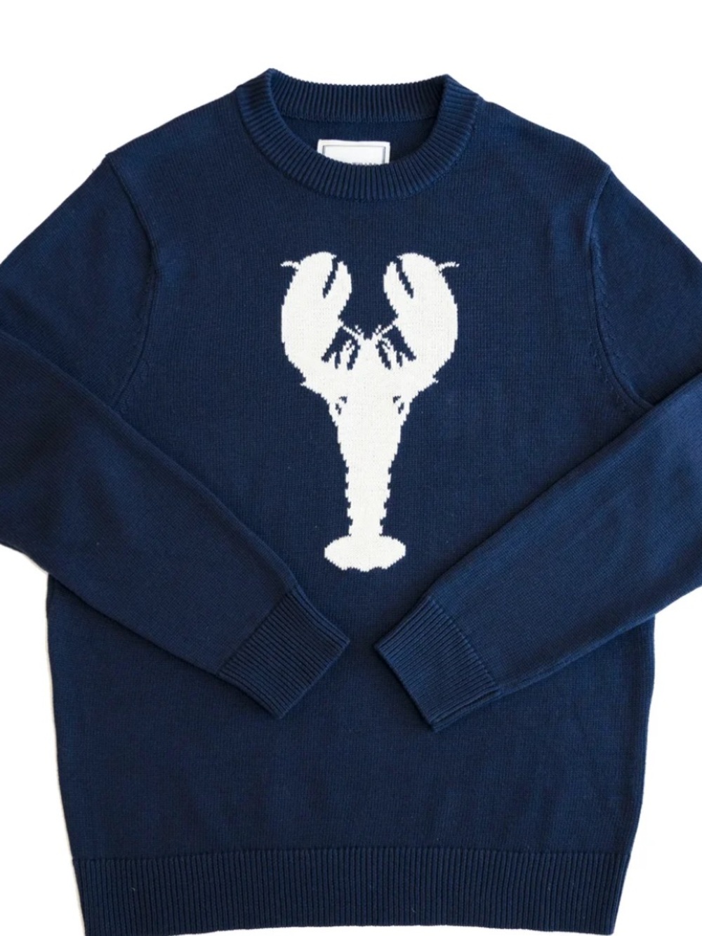 Long Wharf Supply Co. Lobster Crewneck Sweater – L/Fits M - Picture 2 of 5